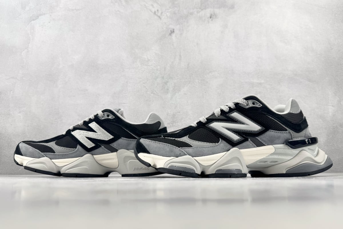新百伦 New Balance NB 9060 纯原标杆 品质无敌 黑灰色-实拍图5