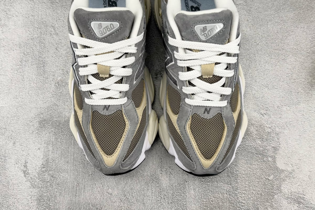 新百伦 New Balance NB 9060 纯原标杆 品质无敌 灰米-实拍图7