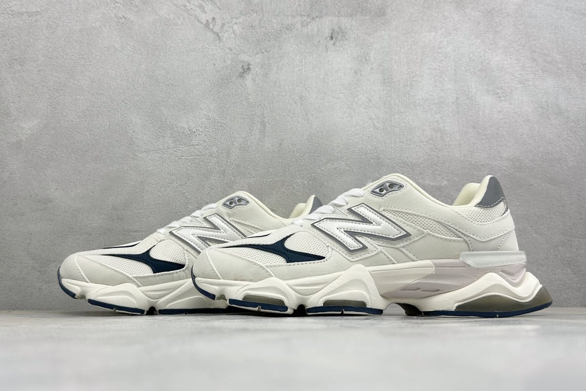 新百伦 New Balance 9060系列 新百伦 复古休闲运动慢跑鞋 鞋面大身由空间双格及磨砂鞋面拼接而生 采用大面积网眼以及麂皮材质覆盖鞋身 还原经典气质 搭载ABZORB避震科技 由泡沫聚酯制成 上脚可以有效减少由鞋底反弹对身体及双腿的冲击力-实拍图5