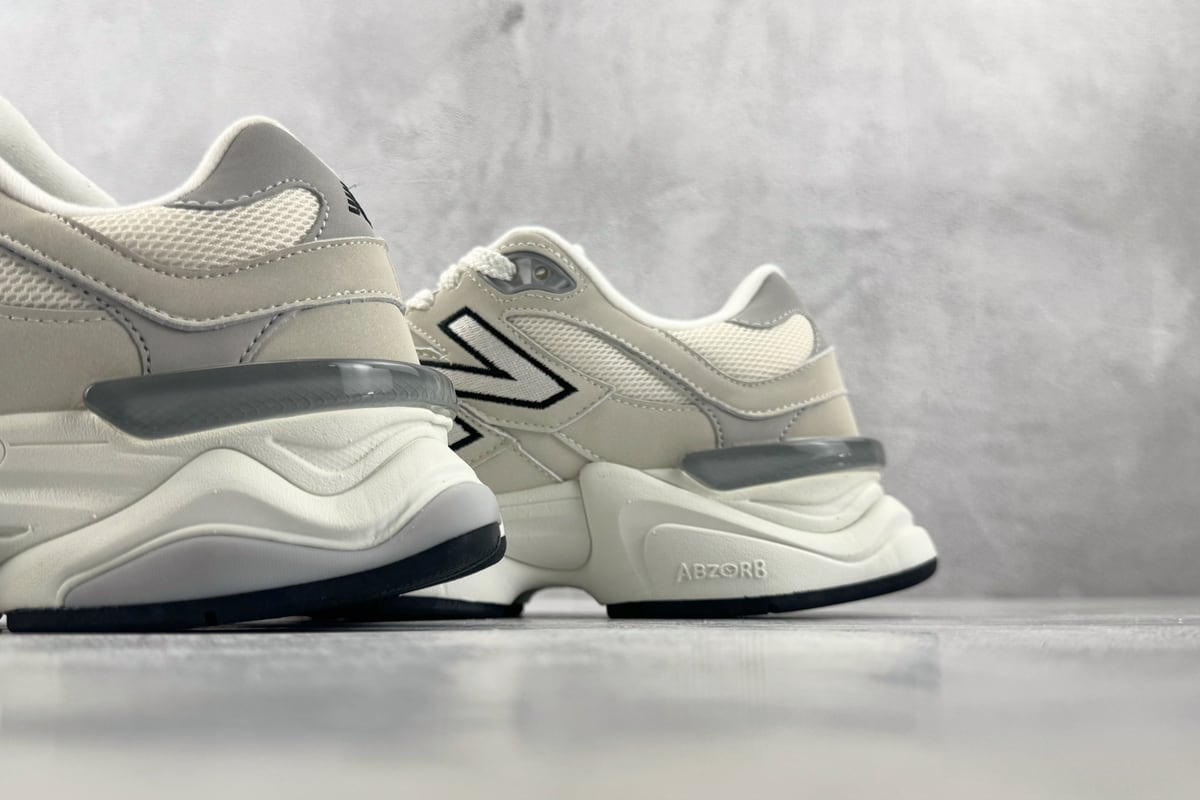 新百伦 New Balance NB 9060 纯原标杆 品质无敌 黑白灰-实拍图8