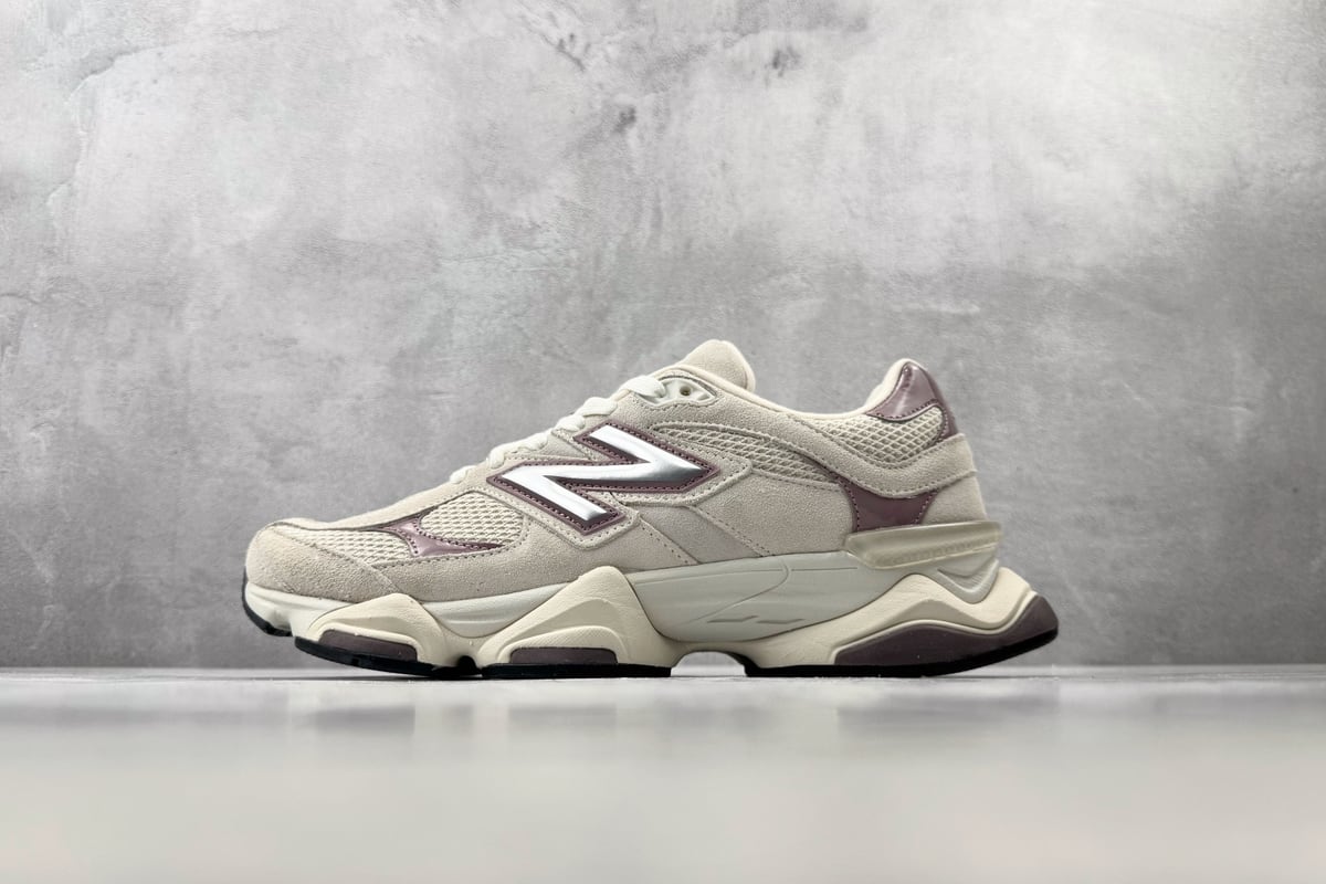 新百伦 New Balance NB 9060 灰色 银橙黄 正面实拍图