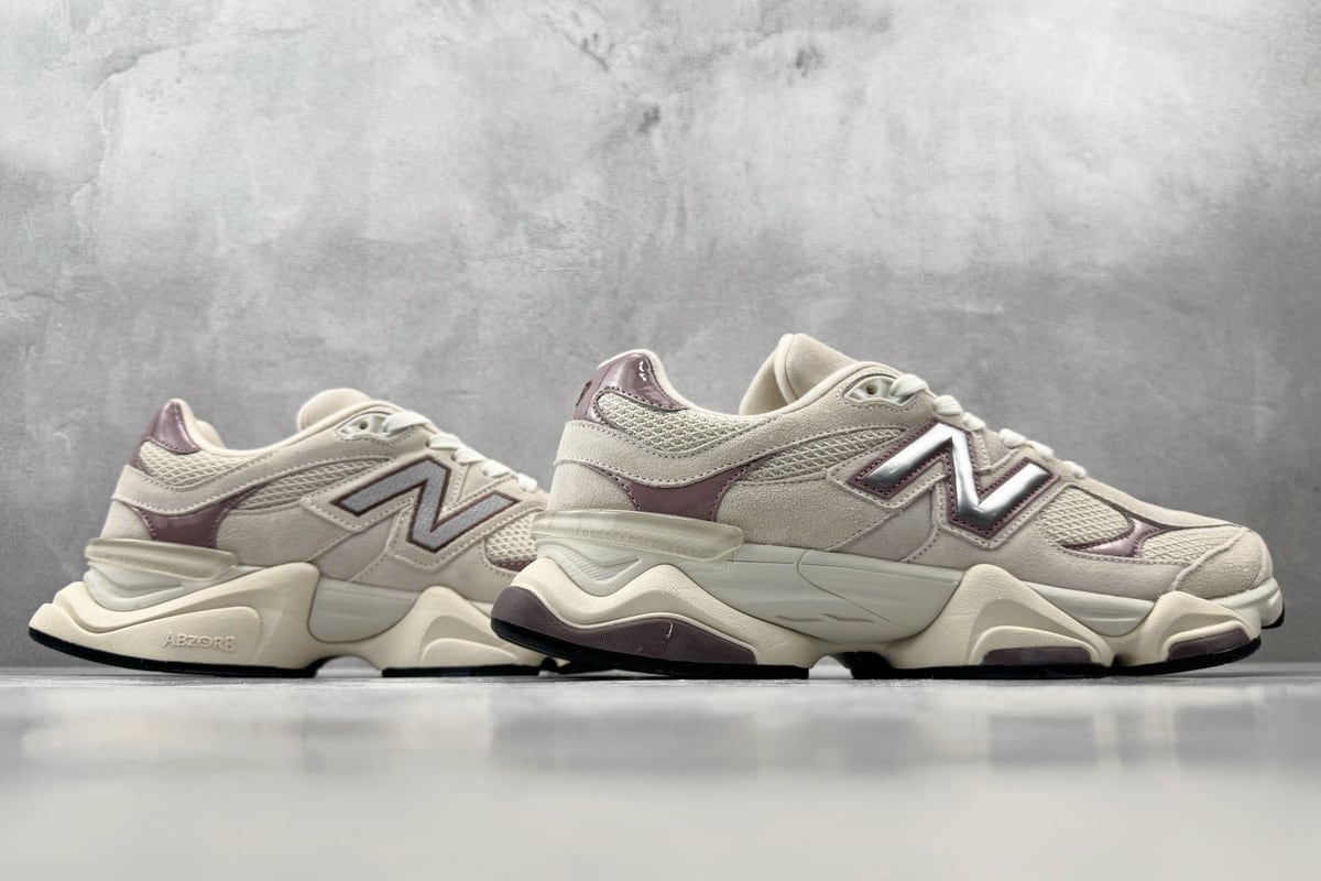 新百伦 New Balance NB 9060 灰色 银橙黄 鞋底实拍图