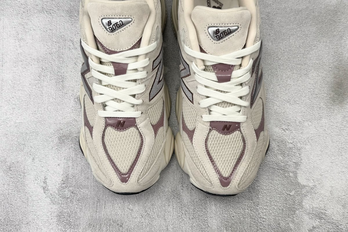 新百伦 New Balance NB 9060 灰色 银橙黄 鞋标实拍图