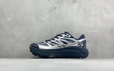 霍伽HOKA ONE ONE Mafate Speed 2 黑白蓝纯原版本 货号：1126851-VYNV