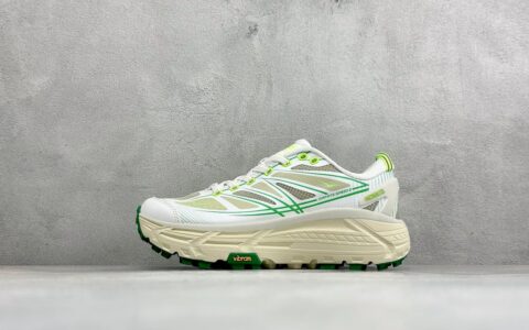 霍伽HOKA ONE ONE Mafate Speed 2 白绿纯原版本 货号：1126851-WTFR