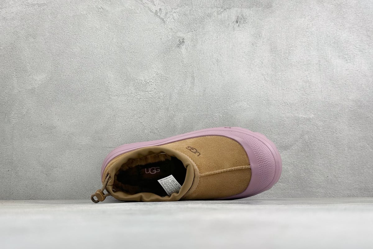 其他品牌 UGG Tasman Weather Hybrid 棕粉 背面实拍图