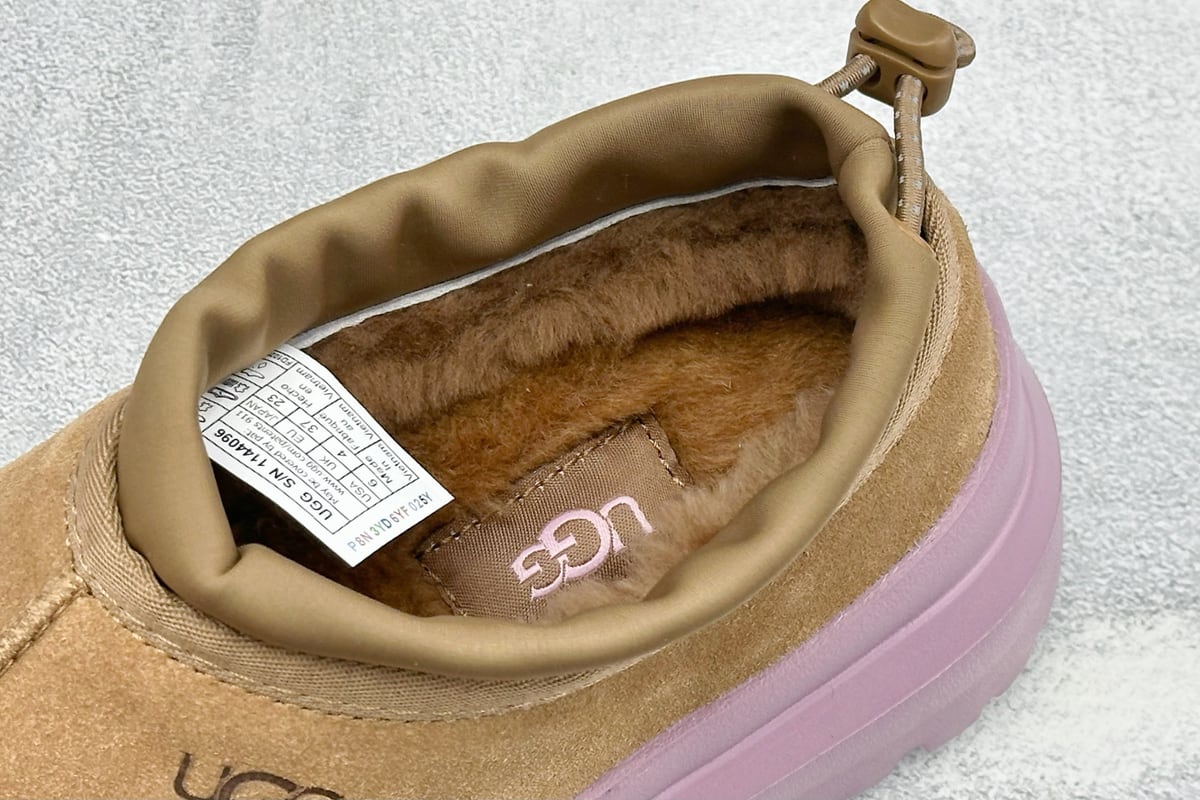 其他品牌 UGG Tasman Weather Hybrid 棕粉 上脚实拍图