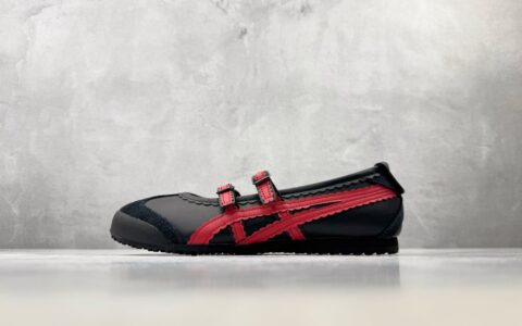 鬼塚虎Onitsuka Tiger MEXICO 66 TGRS 黑红白纯原版本 货号：1182A678-002