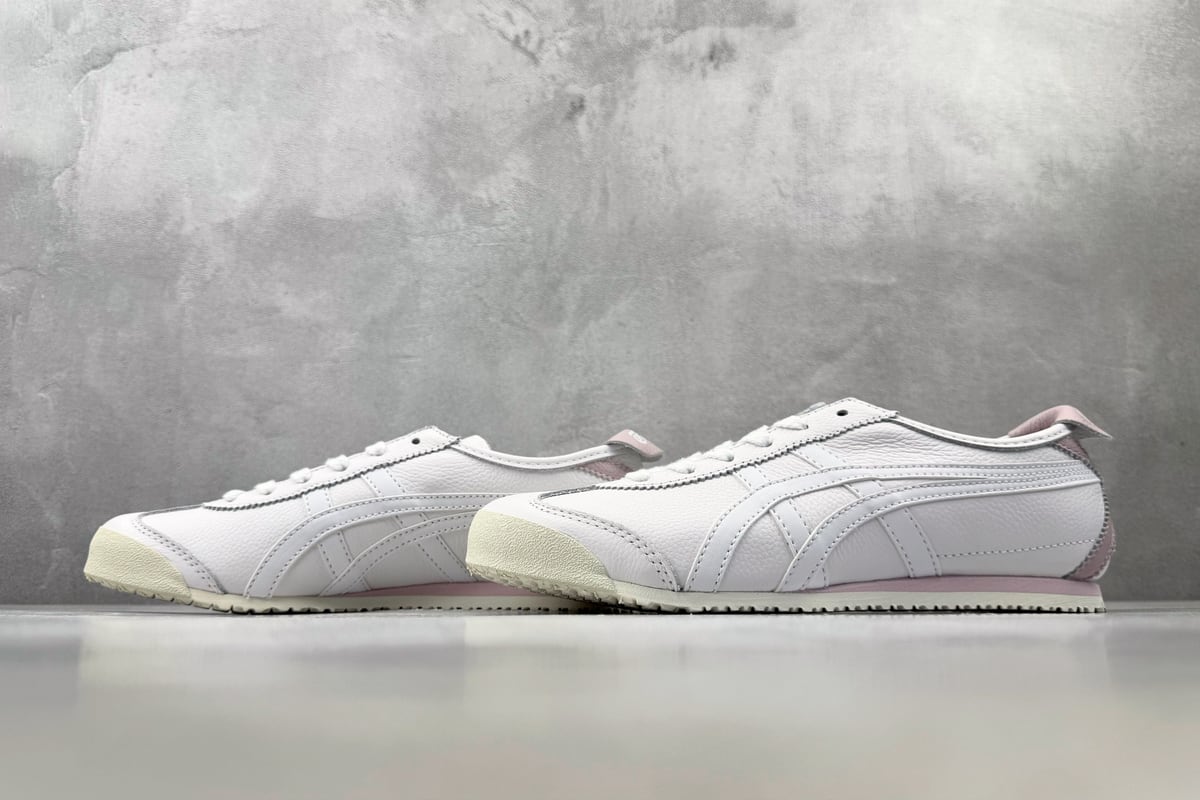鬼塚虎 Onitsuka Tiger MEXICO 66 云白色 鞋跟实拍图
