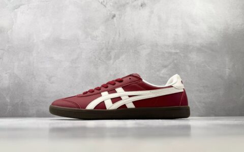 鬼塚虎Onitsuka Tiger Tokuten 酒红色纯原版本 货号：1183B938-600