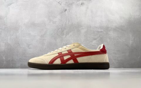 鬼塚虎Onitsuka Tiger Tokuten 米白红橙纯原版本 货号：1183C431-250