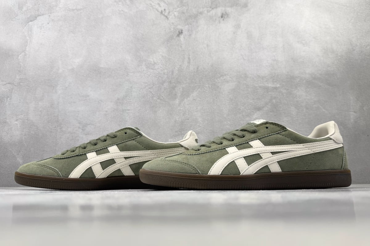 鬼塚虎 Onitsuka Tiger Tokuten 绿白 鞋跟实拍图