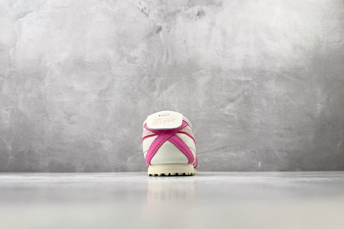 鬼塚虎 Onitsuka Tiger Mexico 66 米白粉红 细节实拍图