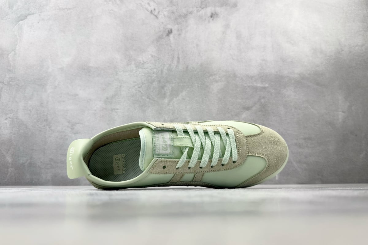 鬼塚虎 Onitsuka Tiger Mexico 66 绿色 背面实拍图