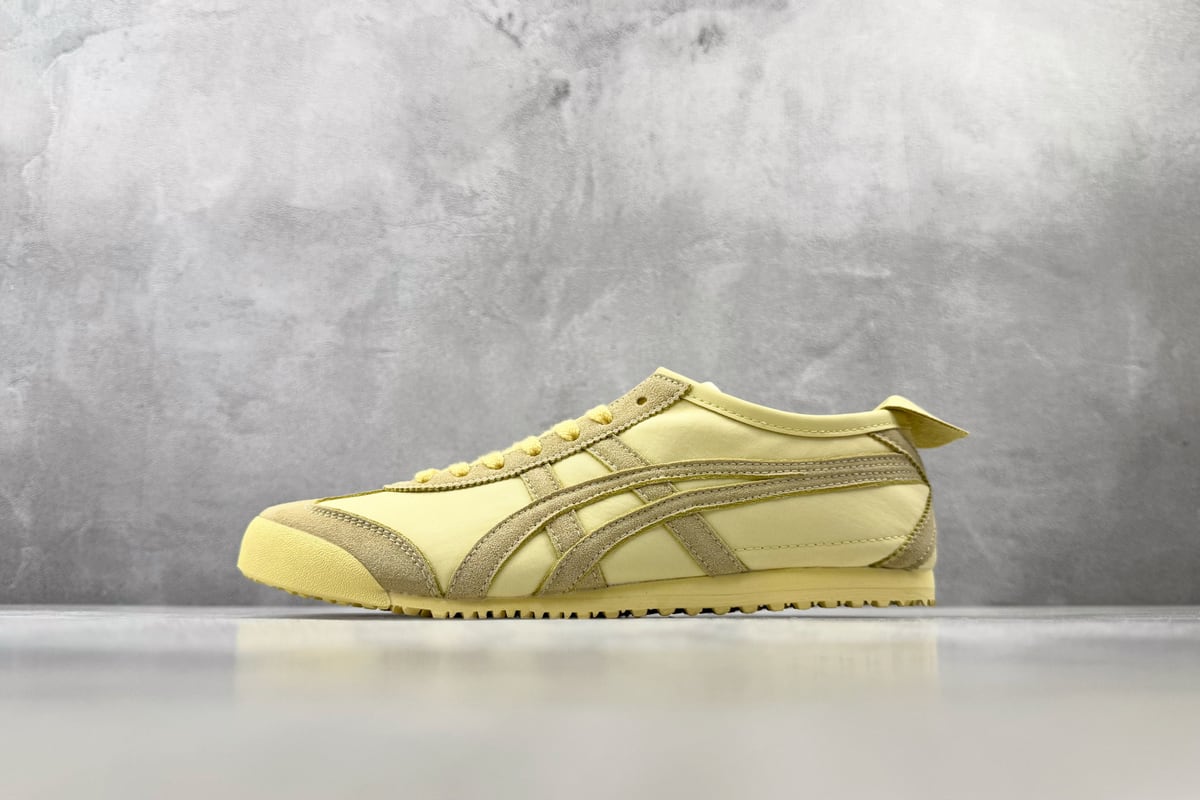 鬼塚虎 Onitsuka Tiger Mexico 66 黄色 正面实拍图