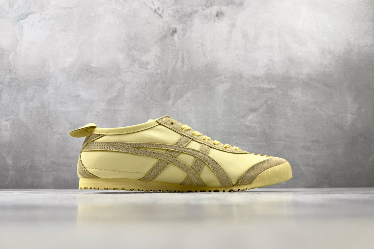 鬼塚虎 Onitsuka Tiger Mexico 66 黄色 侧面实拍图