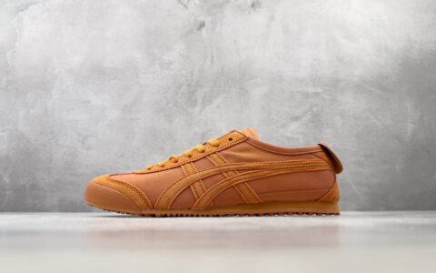 鬼塚虎Onitsuka Tiger Mexico 66 锈橙色纯原版本 货号：1183C769-800
