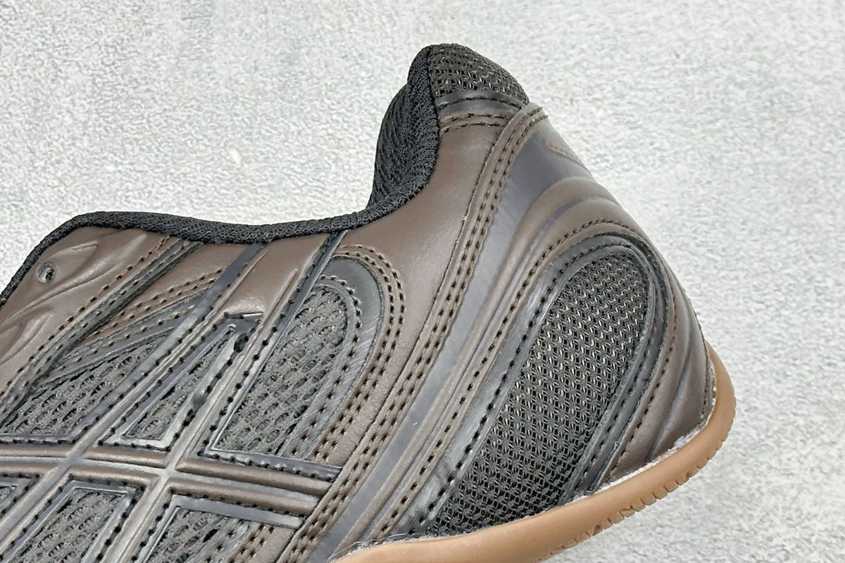 亚瑟士 Asics Gel-PHAI Z 城市通勤薄底舒适运动休闲鞋 黑白橙 细节实拍图