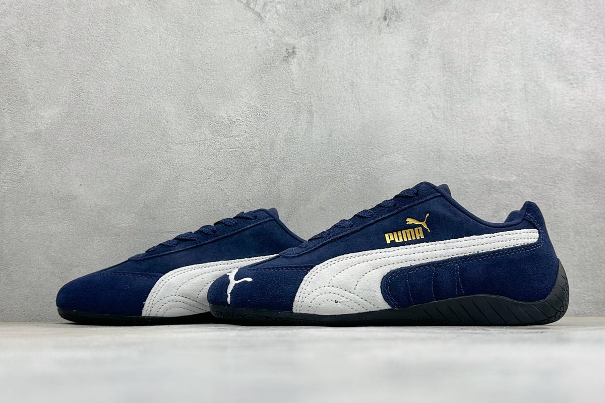 彪马 Puma Speedcet Etoile Wns 蓝白黑 鞋跟实拍图
