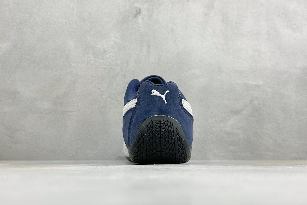 彪马 Puma Speedcet Etoile Wns 薄底德迅复古运动休闲赛车跑鞋 蓝白黑 鞋底实拍图