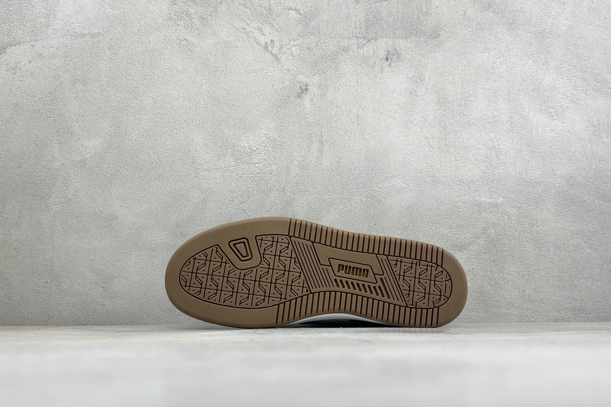 彪马 Puma Caven 2.0 Retro Club 防滑耐磨低帮德训板鞋 黑 鞋头实拍图