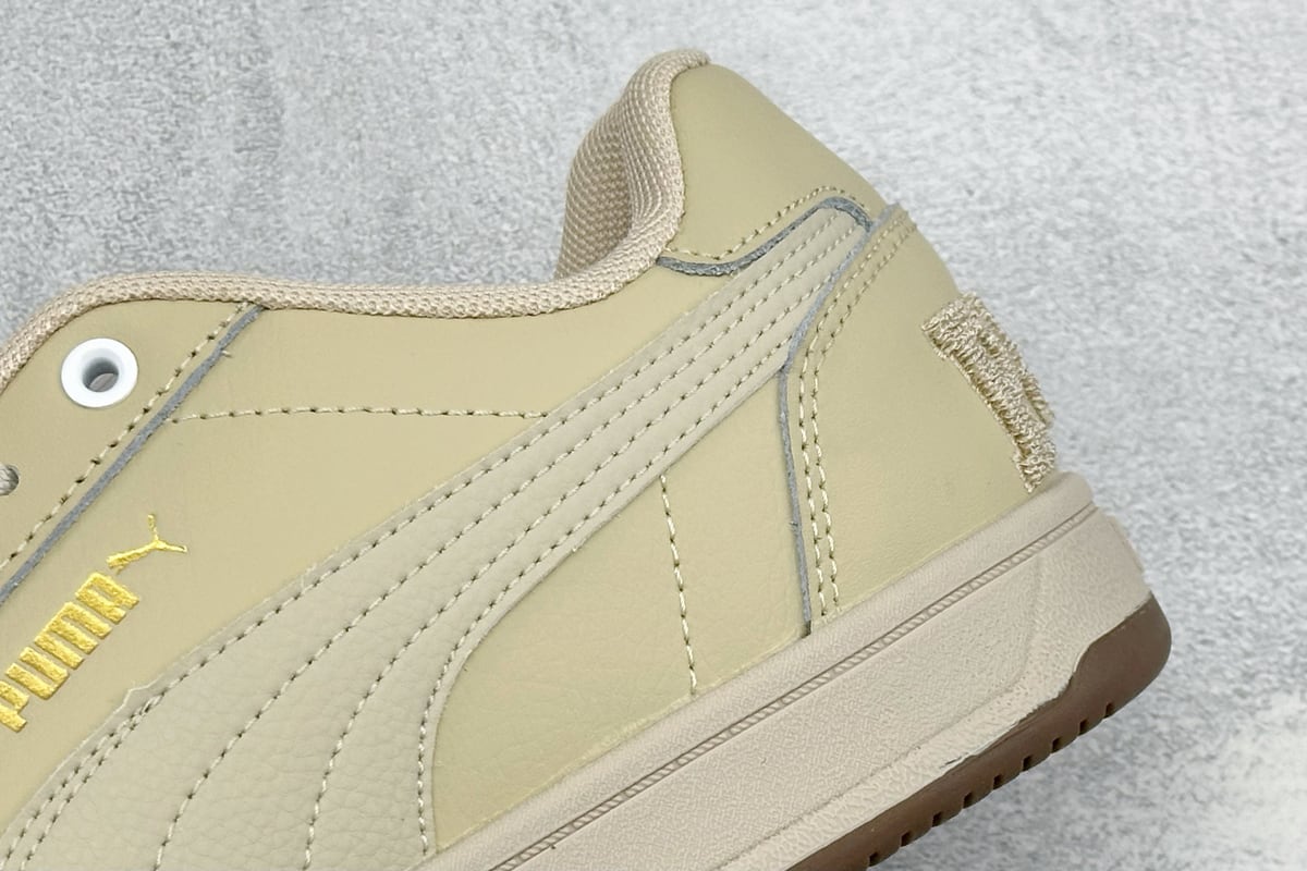 彪马 Puma Caven 2.0 Retro Club 防滑耐磨低帮德训板鞋 米棕 细节实拍图