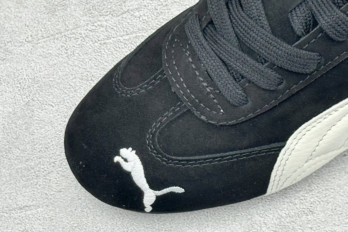 彪马 Puma Speedcet Etoile Wns 黑白 鞋标实拍图