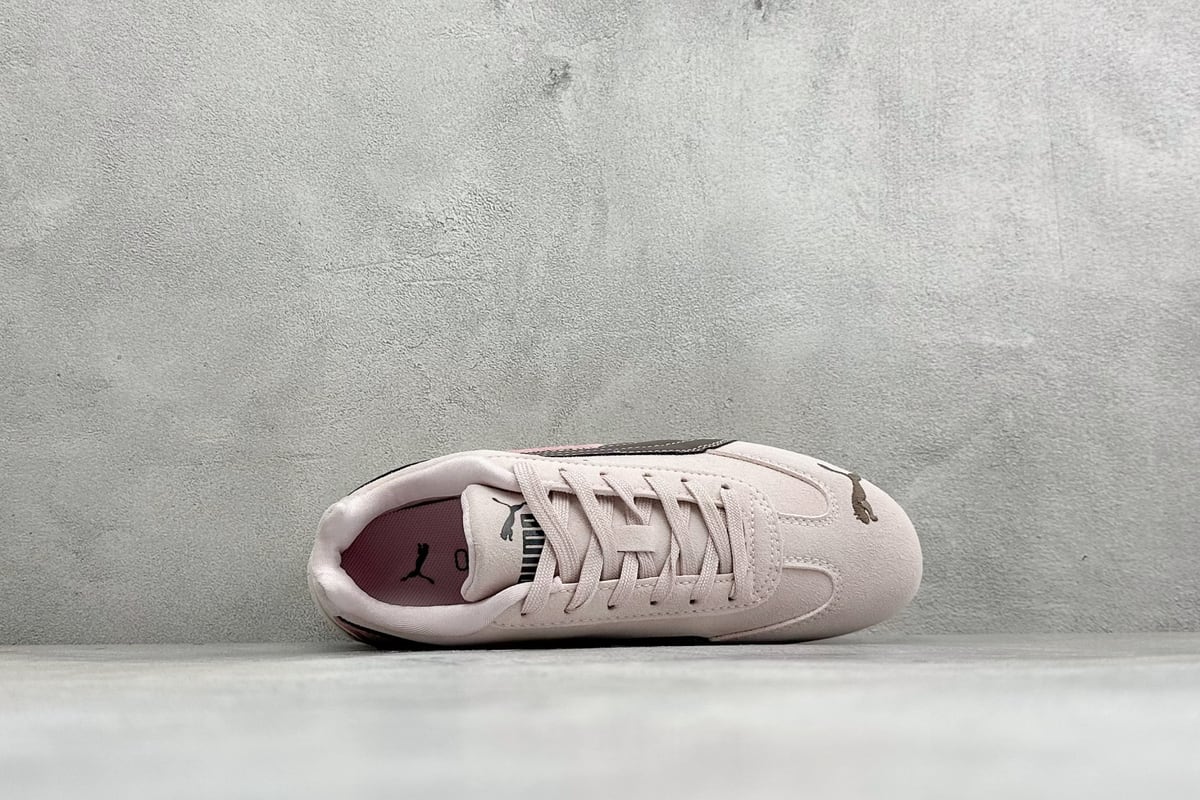 彪马 Puma Speedcet Etoile Wns 薄底德迅复古运动休闲赛车跑鞋 粉红 背面实拍图