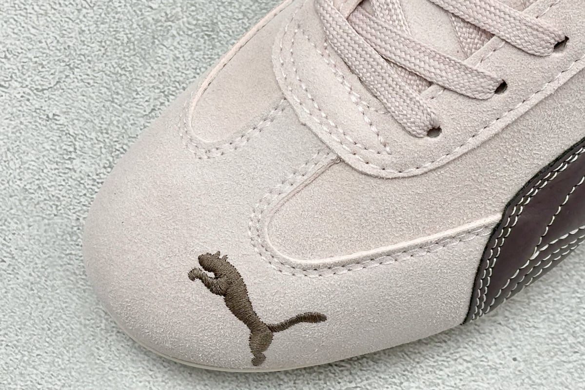 彪马 Puma Speedcet Etoile Wns 薄底德迅复古运动休闲赛车跑鞋 粉红 鞋标实拍图