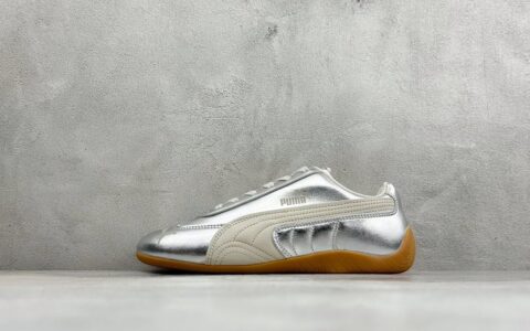彪马Puma Speedcet Etoile Wns 薄底德迅复古运动休闲赛车跑鞋粉棕纯原版本 货号：406881-02
