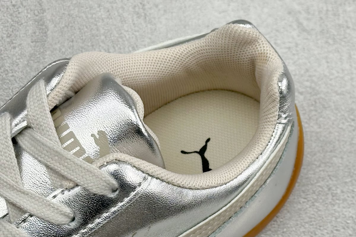 彪马 Puma Speedcet Etoile Wns 薄底德迅复古运动休闲赛车跑鞋 粉棕 上脚实拍图
