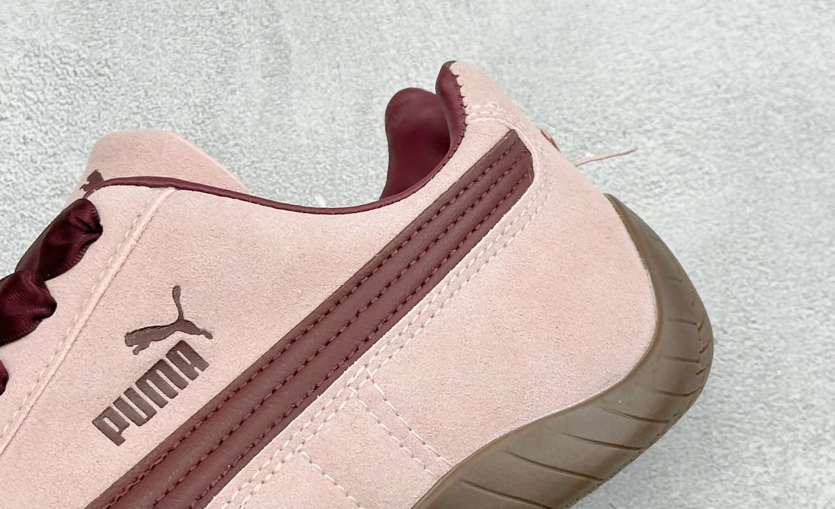彪马 Puma Speedcet Etoile Wns 薄底德迅复古运动休闲赛车跑鞋 银白 细节实拍图