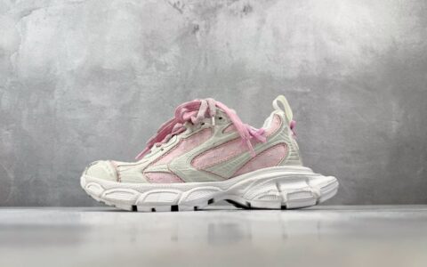 巴黎世家Balenciaga 3XL TULLE 最新白粉红纯原版本 货号：734731W3XPT9050