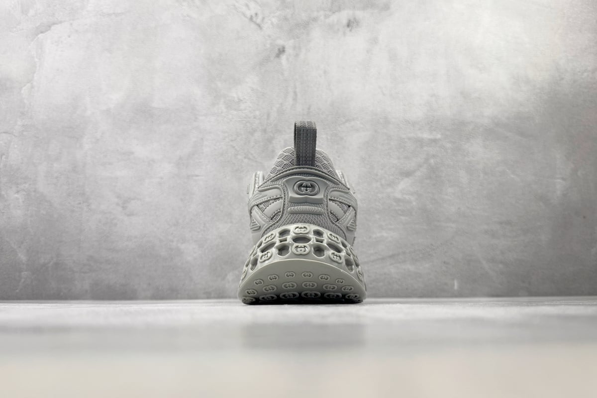 古驰 Gucci Cub3d 灰白 细节实拍图
