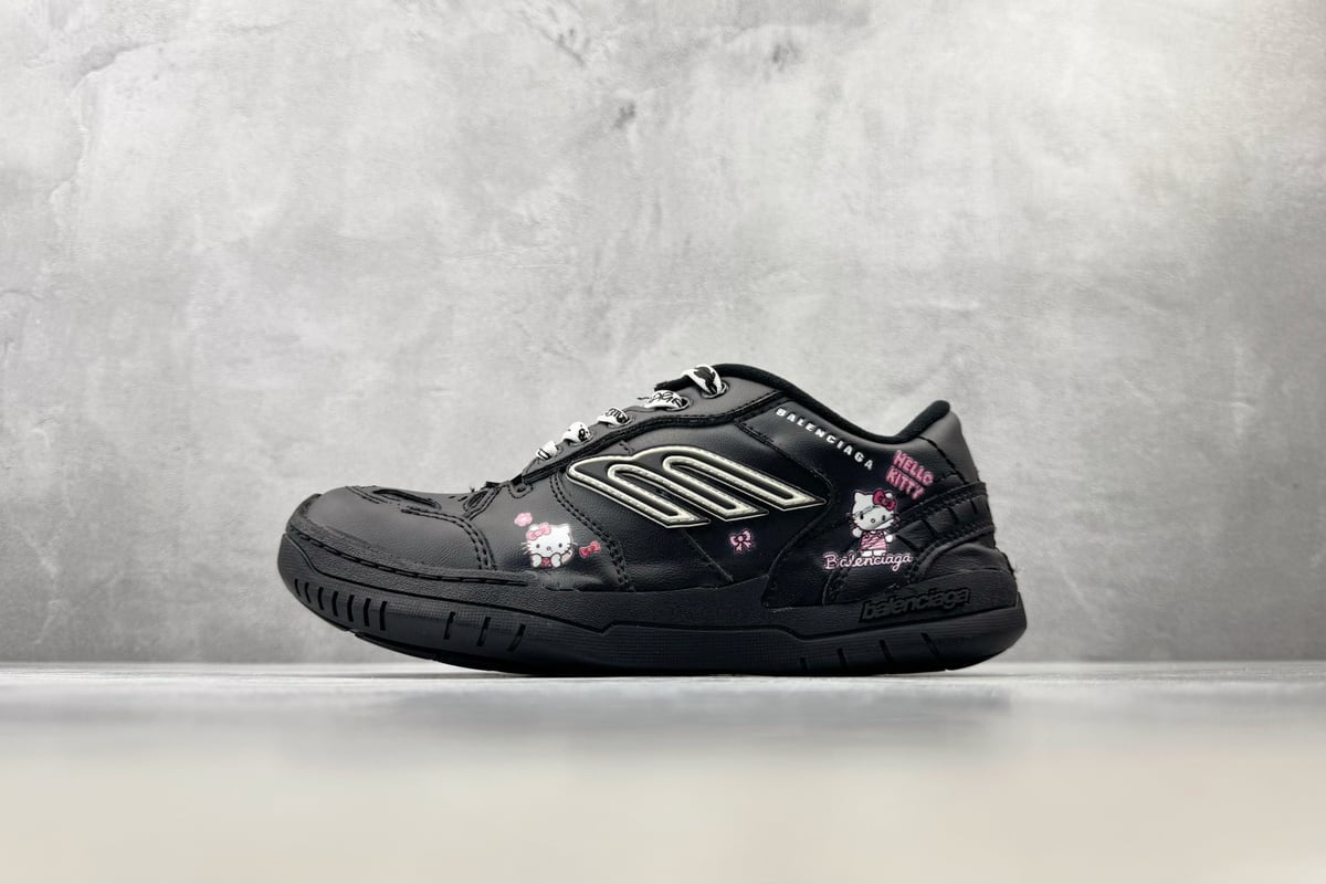 巴黎世家 Balenciaga Hamptons 最强性价比 黑白 正面实拍图