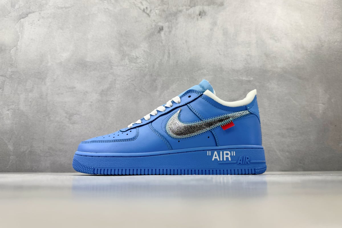 耐克 Nike OFF-WHITE x Air Force 1 07 "MCA" 蓝 正面实拍图
