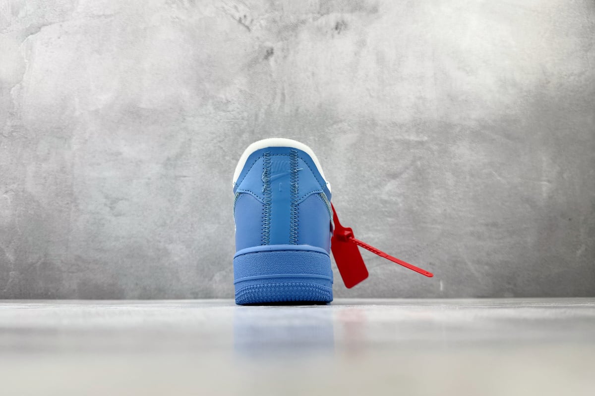 耐克 Nike OFF-WHITE x Air Force 1 07 "MCA" 蓝 细节实拍图
