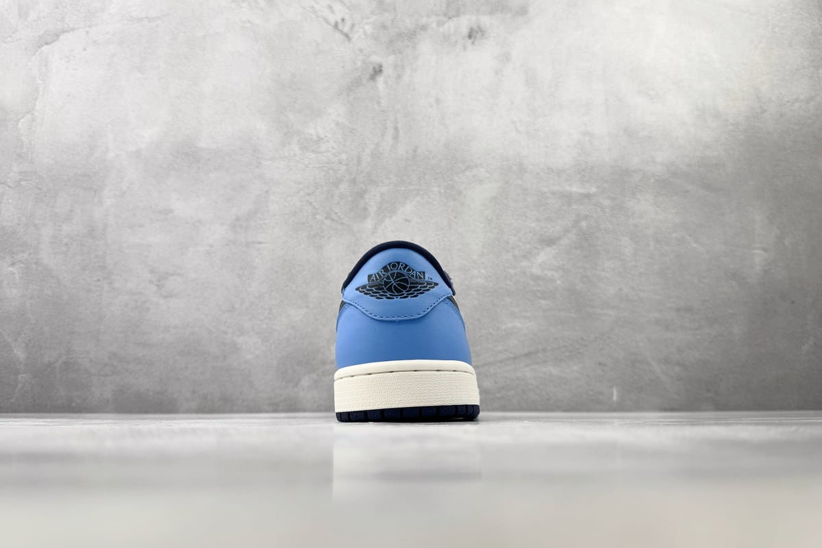 乔丹 Air Jordan 1 Obsidian 黑黑白蓝 细节实拍图