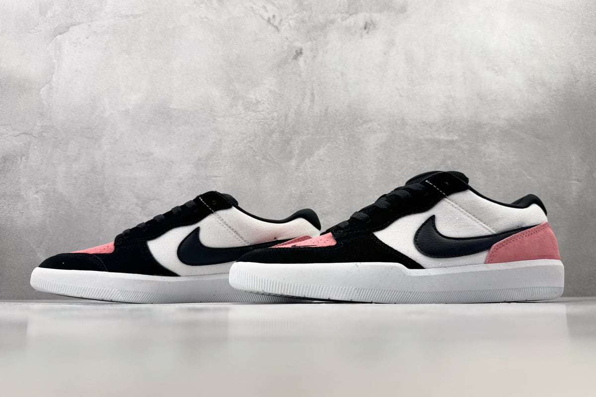 耐克 Nike SB Force 58 黑粉红 鞋跟实拍图