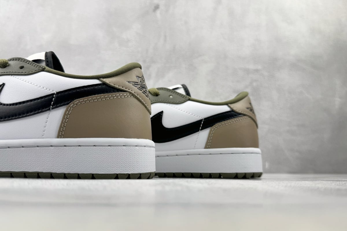乔丹 Air Jordan 1 白棕 上脚实拍图