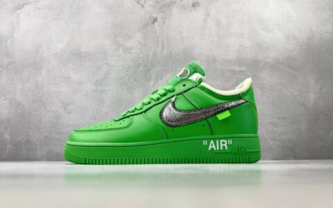 耐克Nike OFF-WHITE x Air Force 1 "Green" 绿色纯原版本 货号：DX1419-300