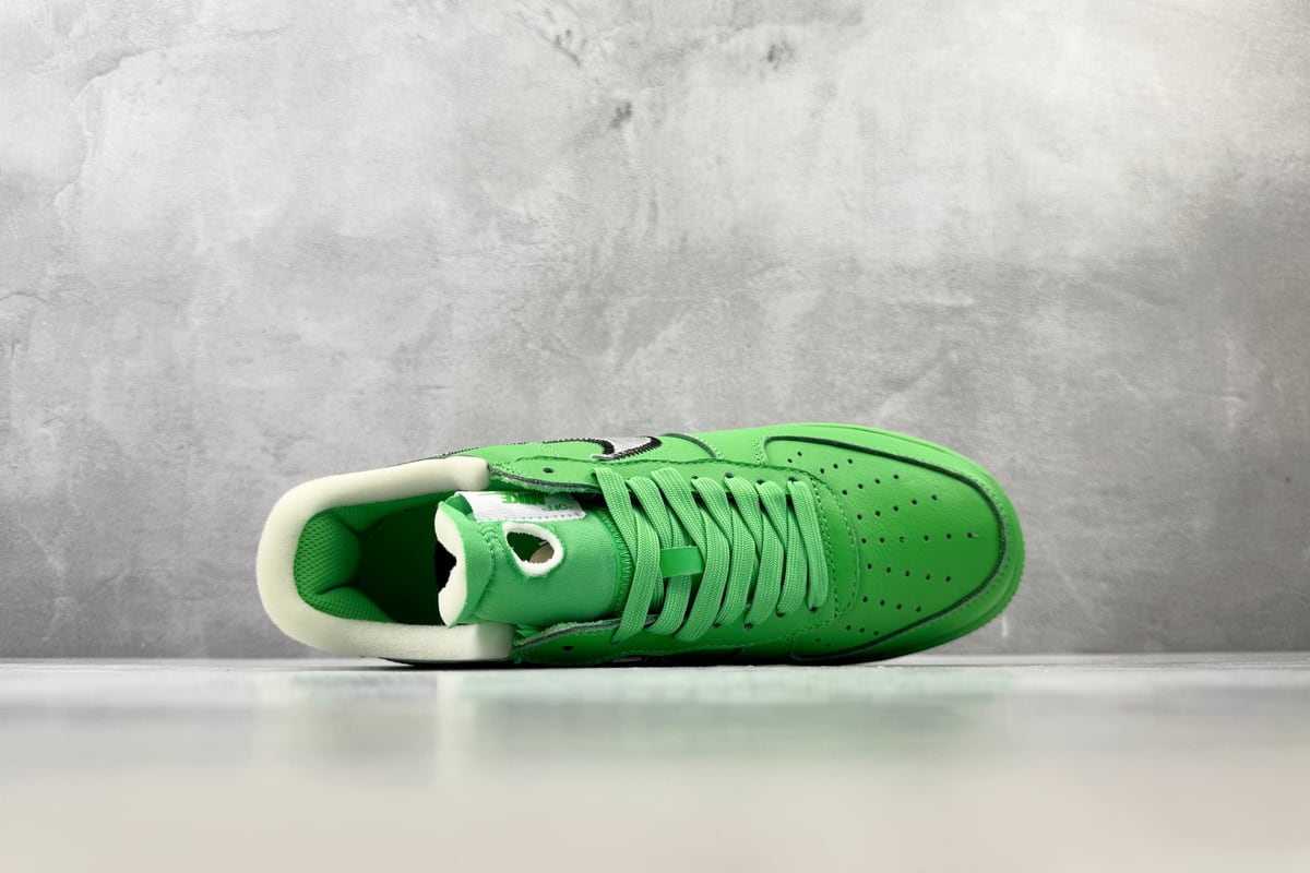 耐克 Nike OFF-WHITE x Air Force 1 "Green" 绿色 背面实拍图