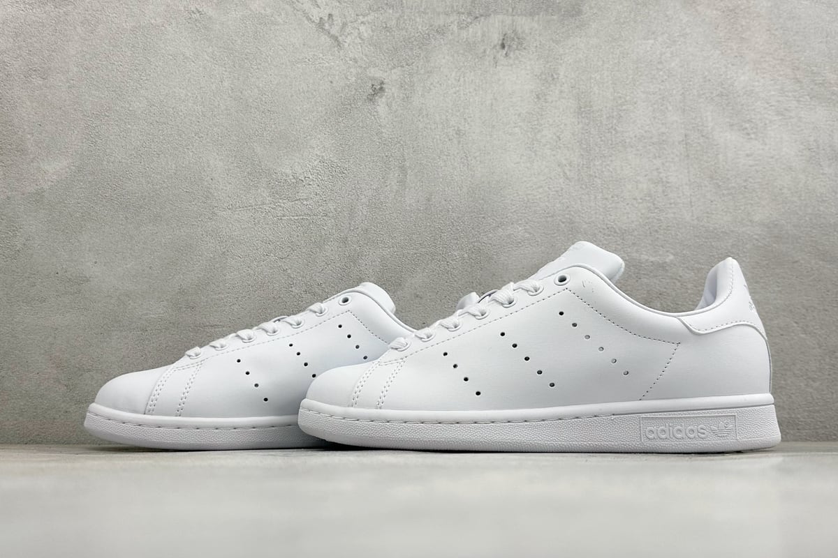 阿迪达斯 Adidas Stan Smith 80s 史密斯经典休闲板鞋 白 鞋跟实拍图