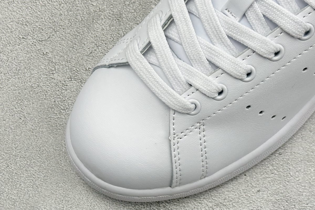 阿迪达斯 Adidas Stan Smith 80s 史密斯经典休闲板鞋 白 鞋标实拍图