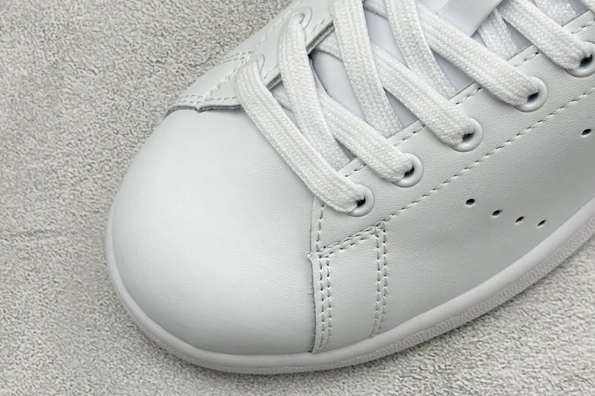 阿迪达斯 Adidas Stan Smith 80s 史密斯经典休闲板鞋 白蓝 鞋标实拍图