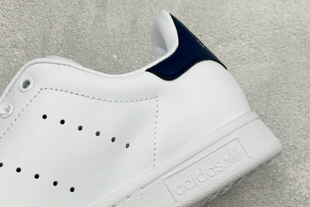 阿迪达斯 Adidas Stan Smith 80s 史密斯经典休闲板鞋 白蓝 细节实拍图