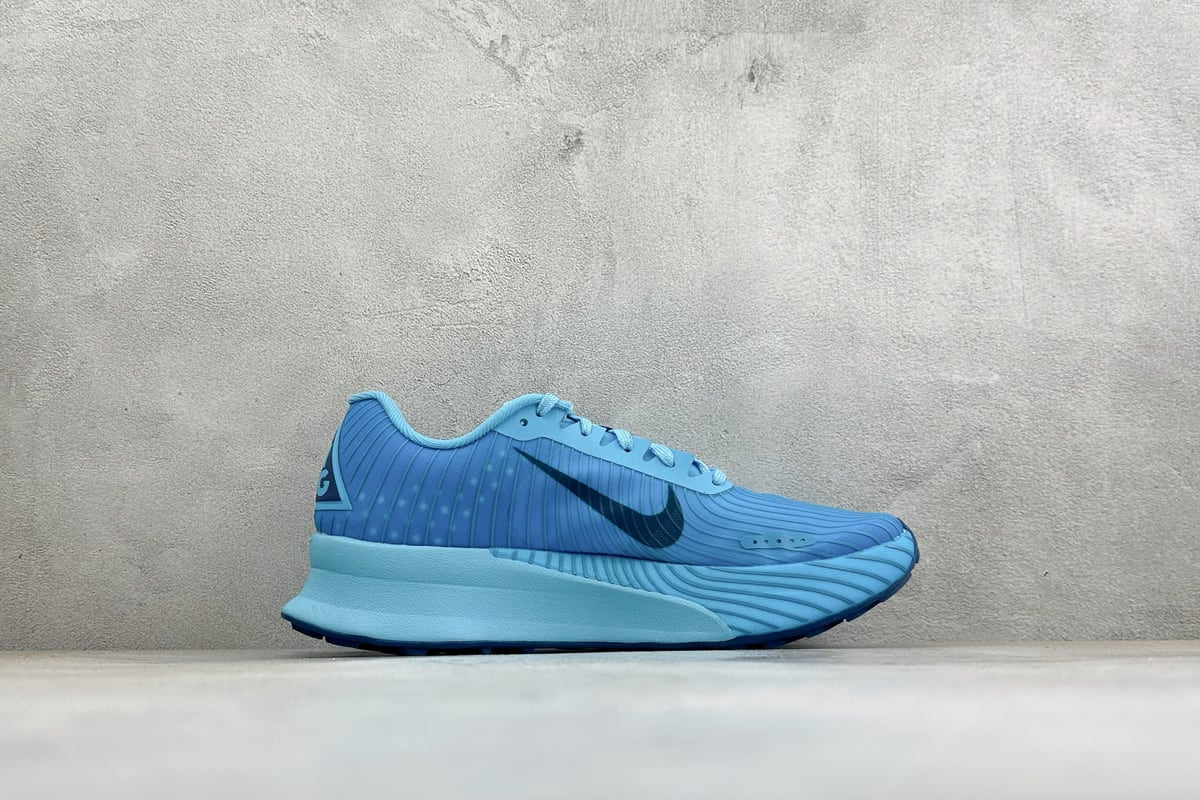 耐克 Nike Zoomx ACG Ultrafly Trail 越野跑步鞋 蓝 侧面实拍图