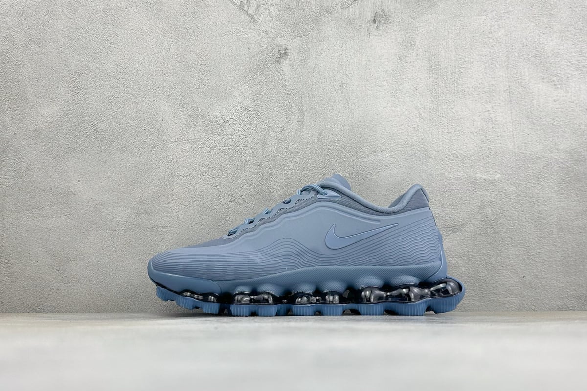 耐克 Nike AIR LIQUID MAX 2026S 藤原浩联名 蓝黑 正面实拍图