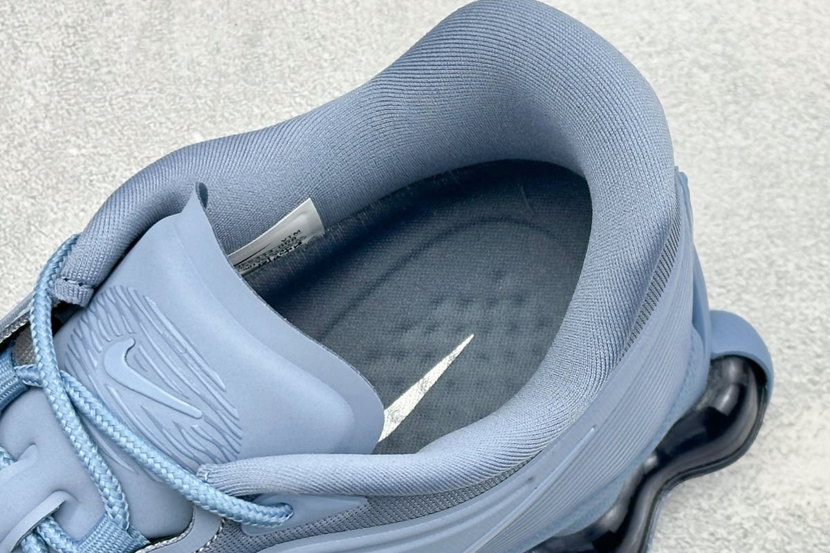 耐克 Nike AIR LIQUID MAX 2026S 藤原浩联名 蓝黑 上脚实拍图