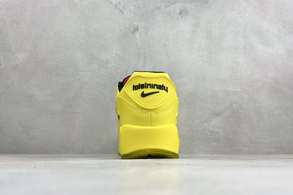 耐克 Nike Air Max 90 复古气垫跑鞋 黄黑 鞋底实拍图